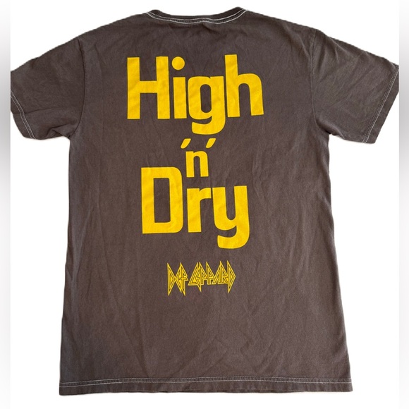 Def Leppard High n Dry T-shirt size S/P - Picture 2 of 9